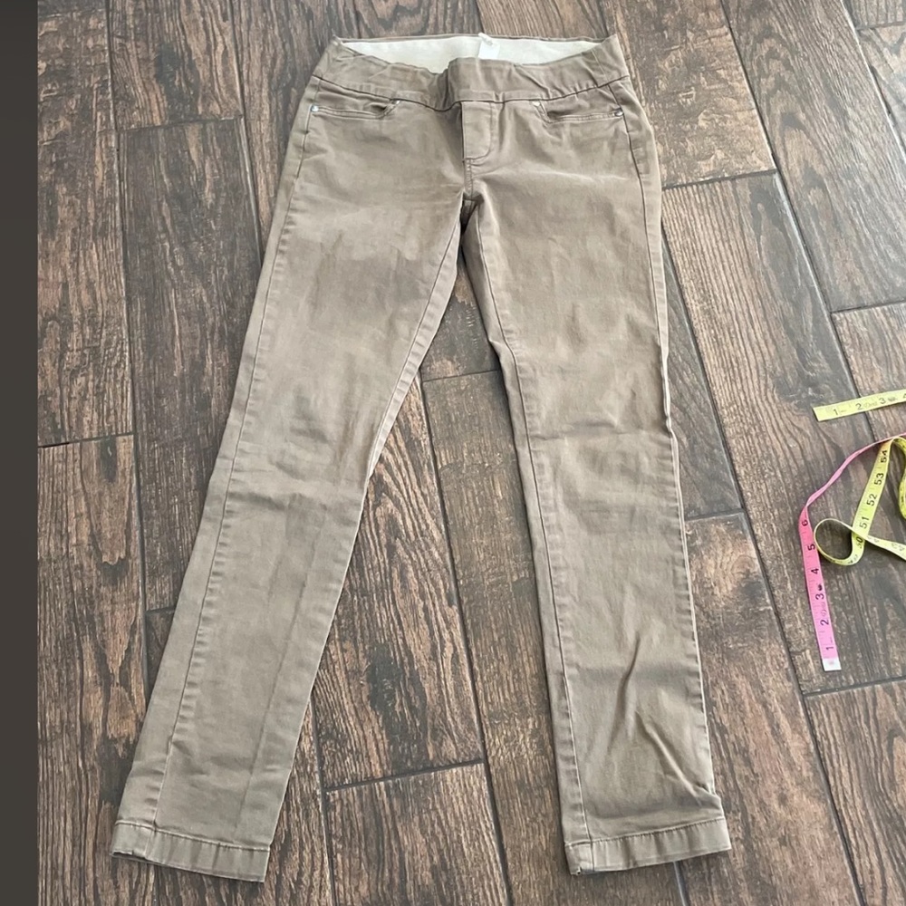 Aventura Women's Sz 2 Pull On Elastic Waist Brown Pants Organic Cotton B93